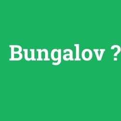 Bungalov