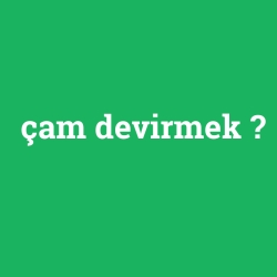 çam devirmek foto galeri