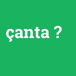 çanta