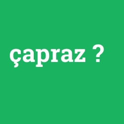 çapraz