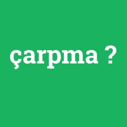 çarpma