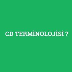 CD TERMİNOLOJİSİ
