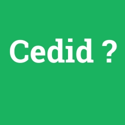 Cedid