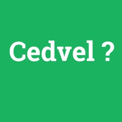 Cedvel