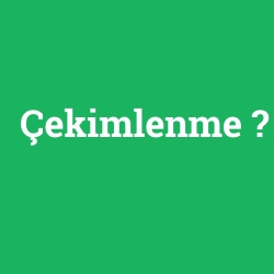 Çekimlenme