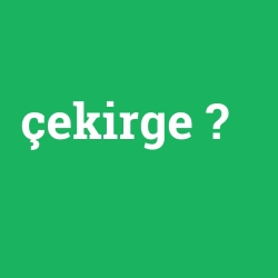 çekirge