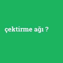 çektirme ağı