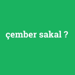 çember sakal