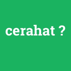 cerahat
