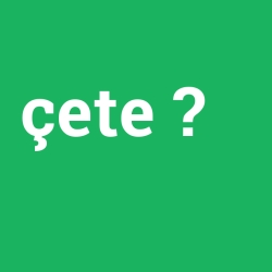 çete