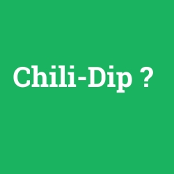 Chili-Dip foto galeri
