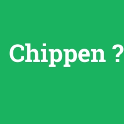 Chippen foto galeri