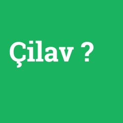 Çilav