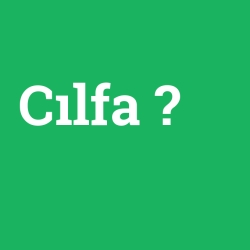 Cılfa