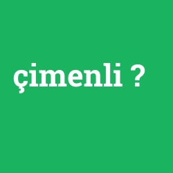çimenli