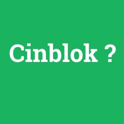 Cinblok