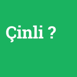 Çinli