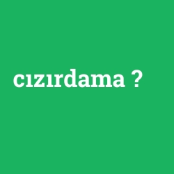 cızırdama