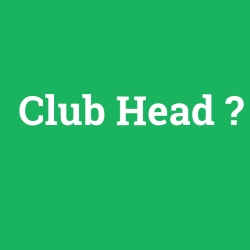 Club Head foto galeri