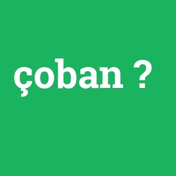 çoban
