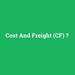 Cost And Freight (CF) foto galeri