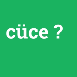 cüce