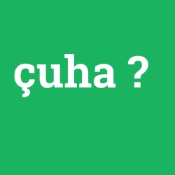çuha