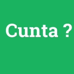 Cunta