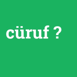 cüruf