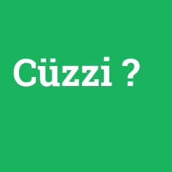 Cüzzi