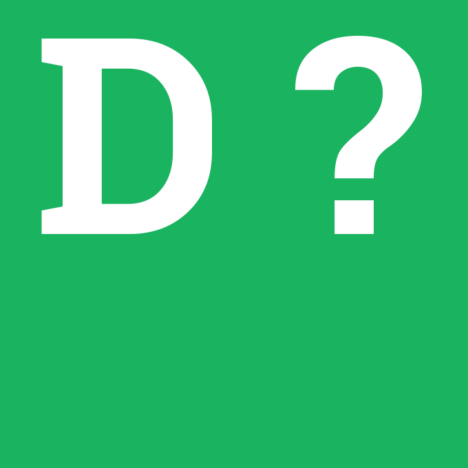 D, D nedir ,D ne demek