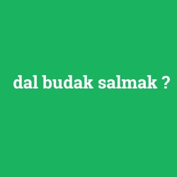 dal budak salmak