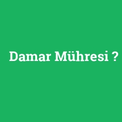 Damar Mühresi
