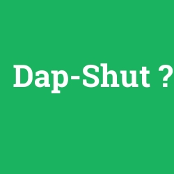 Dap-Shut foto galeri
