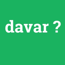 davar