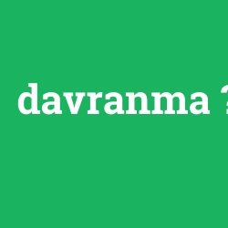 davranma