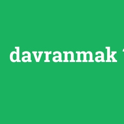 davranmak