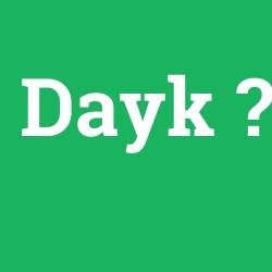 Dayk foto galeri