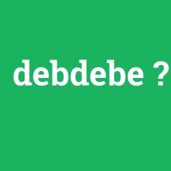 debdebe