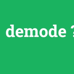 demode