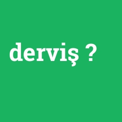 derviş