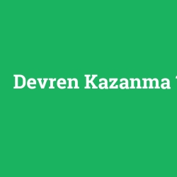 Devren Kazanma foto galeri