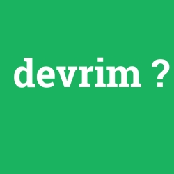 devrim