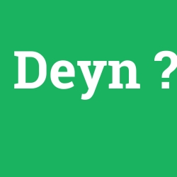Deyn foto galeri