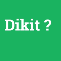 Dikit