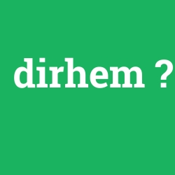 dirhem
