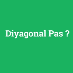 Diyagonal Pas