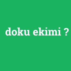 doku ekimi
