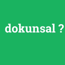 dokunsal
