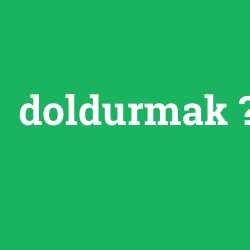doldurmak